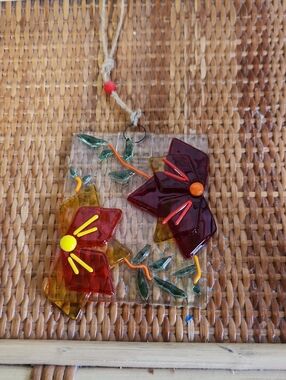 Fused Glass Window Hanger